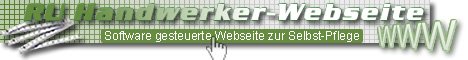 Handwerkerwebseite Software Banner Handwerkerwebseite